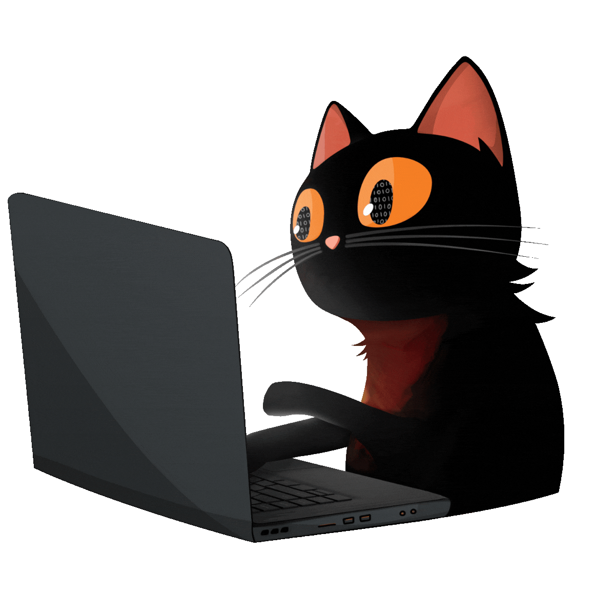 Animated KittyCode Creative cat